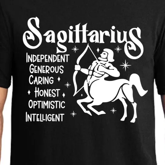 Funny Zodiac Astrology Sagittarius Horoscope Gift Pajama Set