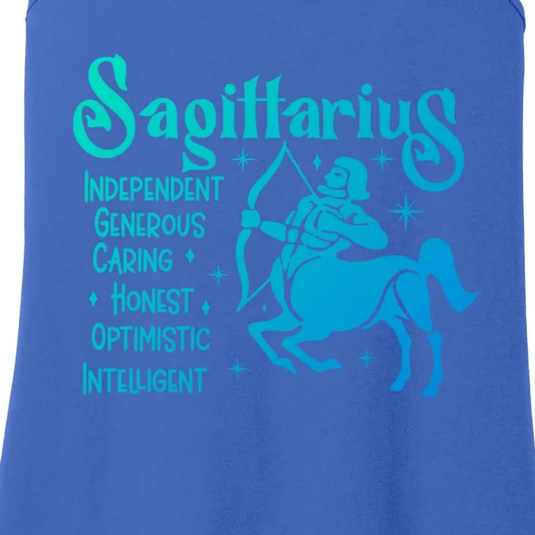 Funny Zodiac Astrology Sagittarius Horoscope Gift Ladies Essential Tank