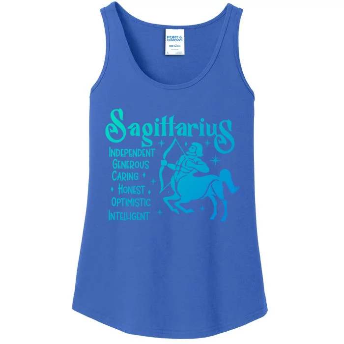 Funny Zodiac Astrology Sagittarius Horoscope Gift Ladies Essential Tank