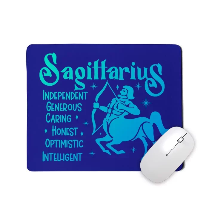 Funny Zodiac Astrology Sagittarius Horoscope Gift Mousepad