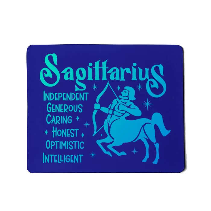 Funny Zodiac Astrology Sagittarius Horoscope Gift Mousepad