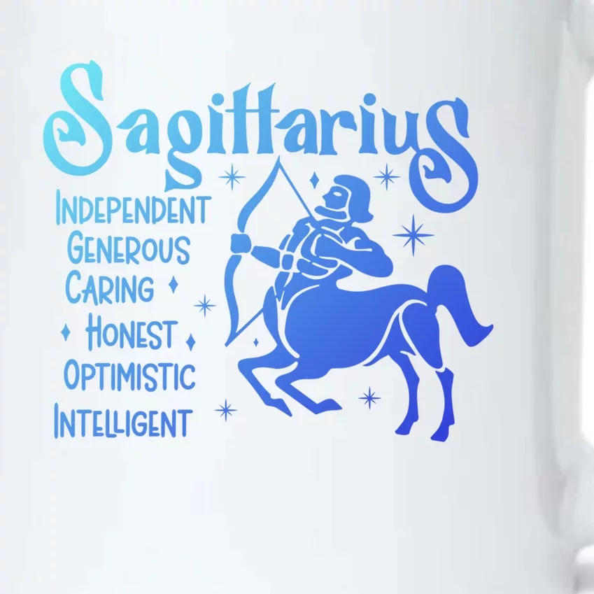 Funny Zodiac Astrology Sagittarius Horoscope Gift Black Color Changing Mug