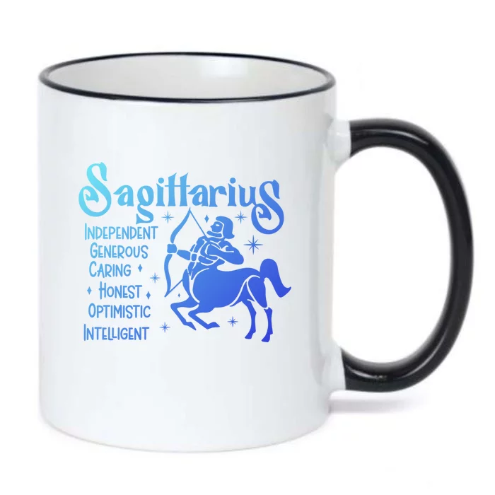 Funny Zodiac Astrology Sagittarius Horoscope Gift Black Color Changing Mug