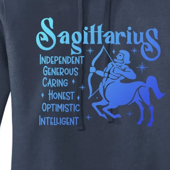 Funny Zodiac Astrology Sagittarius Horoscope Gift Women's Pullover Hoodie