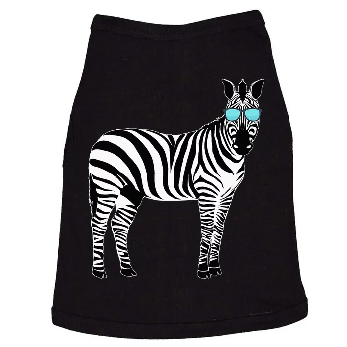 Funny Zoo Animal Africa Gift Zebra Doggie Tank