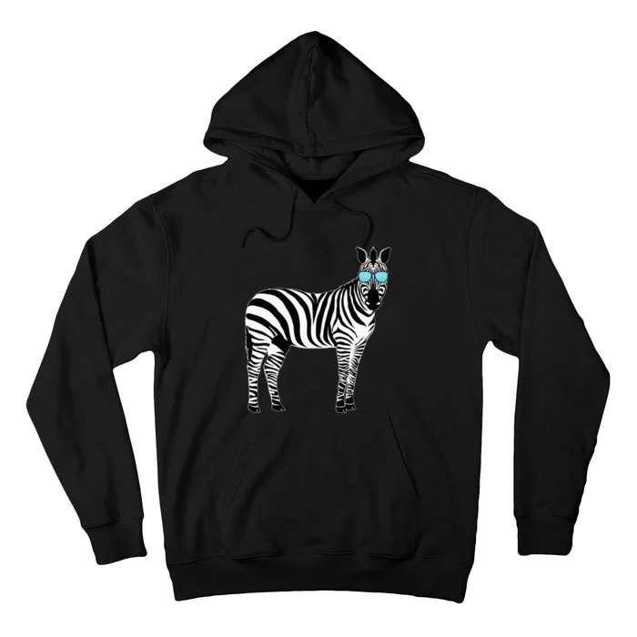 Funny Zoo Animal Africa Gift Zebra Tall Hoodie