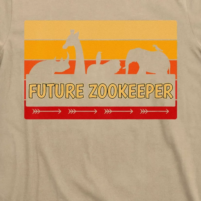 Funny Zoo Animals Wildlife Birthday Party I Future Zookeeper T-Shirt