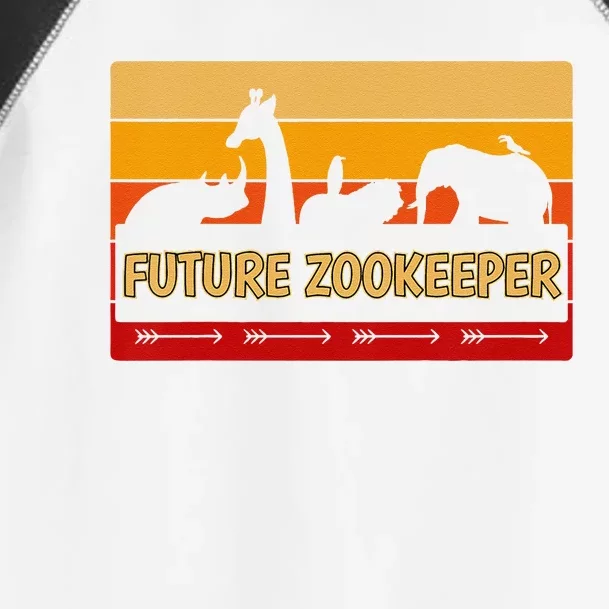 Funny Zoo Animals Wildlife Birthday Party I Future Zookeeper Toddler Fine Jersey T-Shirt