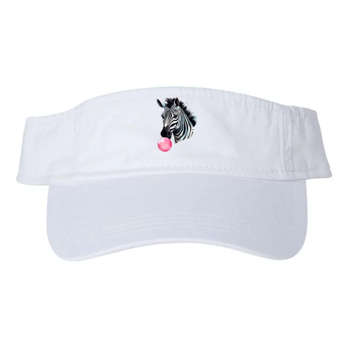 Funny Zebra Bubblegum Valucap Bio-Washed Visor