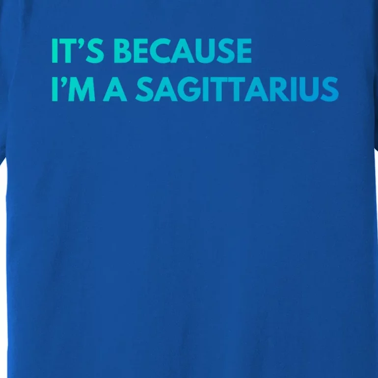 Funny Zodiac Birthday Sagittarius Horoscope Astrology Great Gift Premium T-Shirt