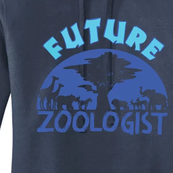 Future Zoologist Cute Zoology Students Funny Zoo Keeper Gift Women's Pullover Hoodie