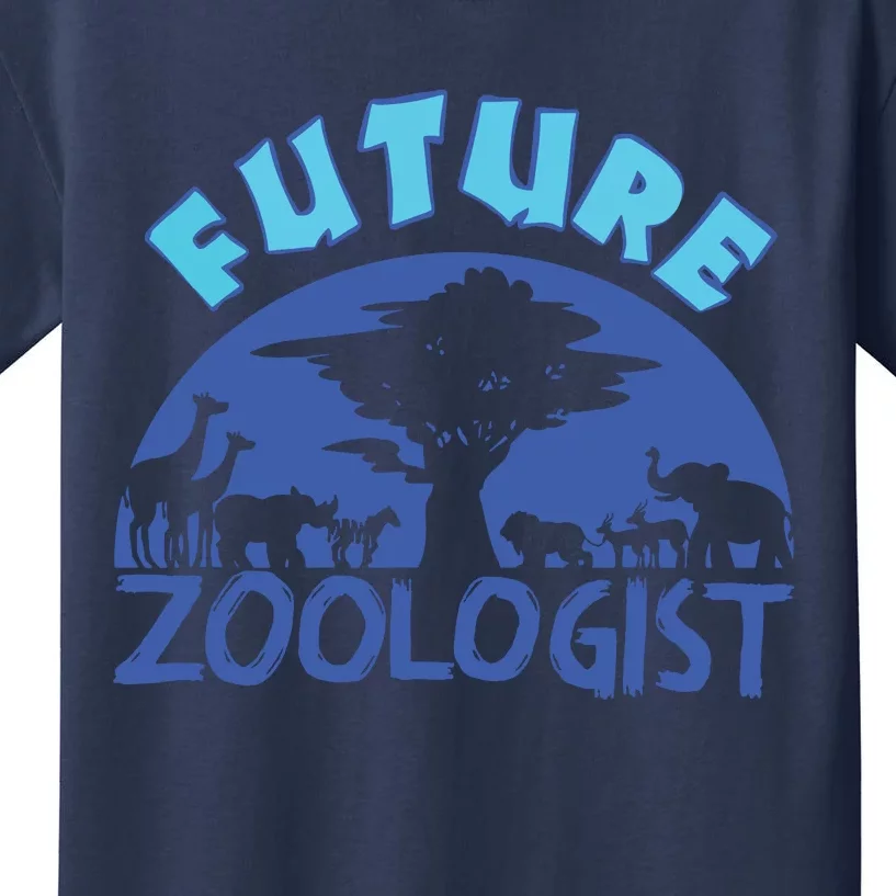 Future Zoologist Cute Zoology Students Funny Zoo Keeper Gift Kids T-Shirt