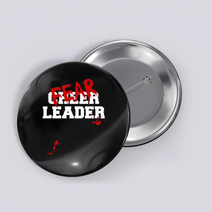 Fearleader Zombie Cheerleader Halloween Costume Button