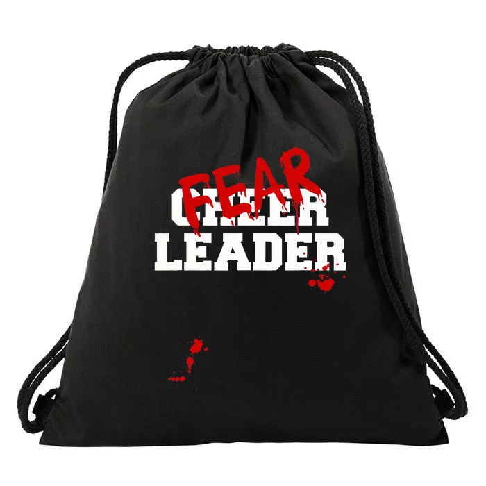 Fearleader Zombie Cheerleader Halloween Costume Drawstring Bag