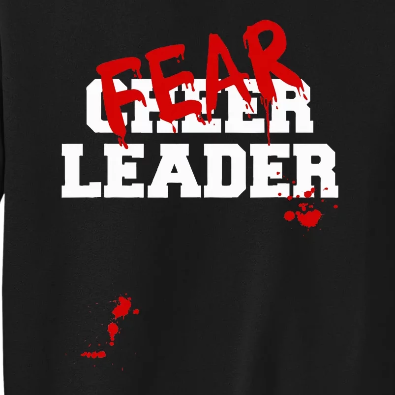 Fearleader Zombie Cheerleader Halloween Costume Tall Sweatshirt