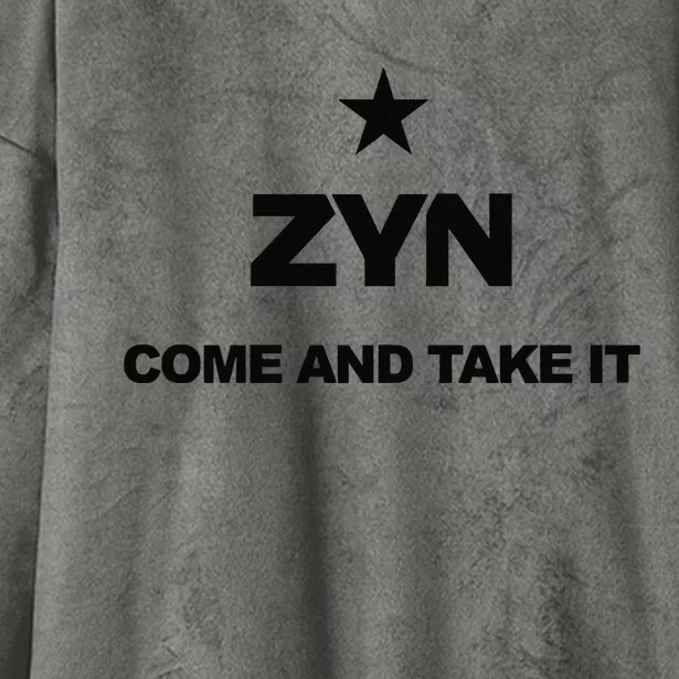 Federal Zyn Crackdown 2024 Zynsurrection Come And Take It Hooded Wearable Blanket