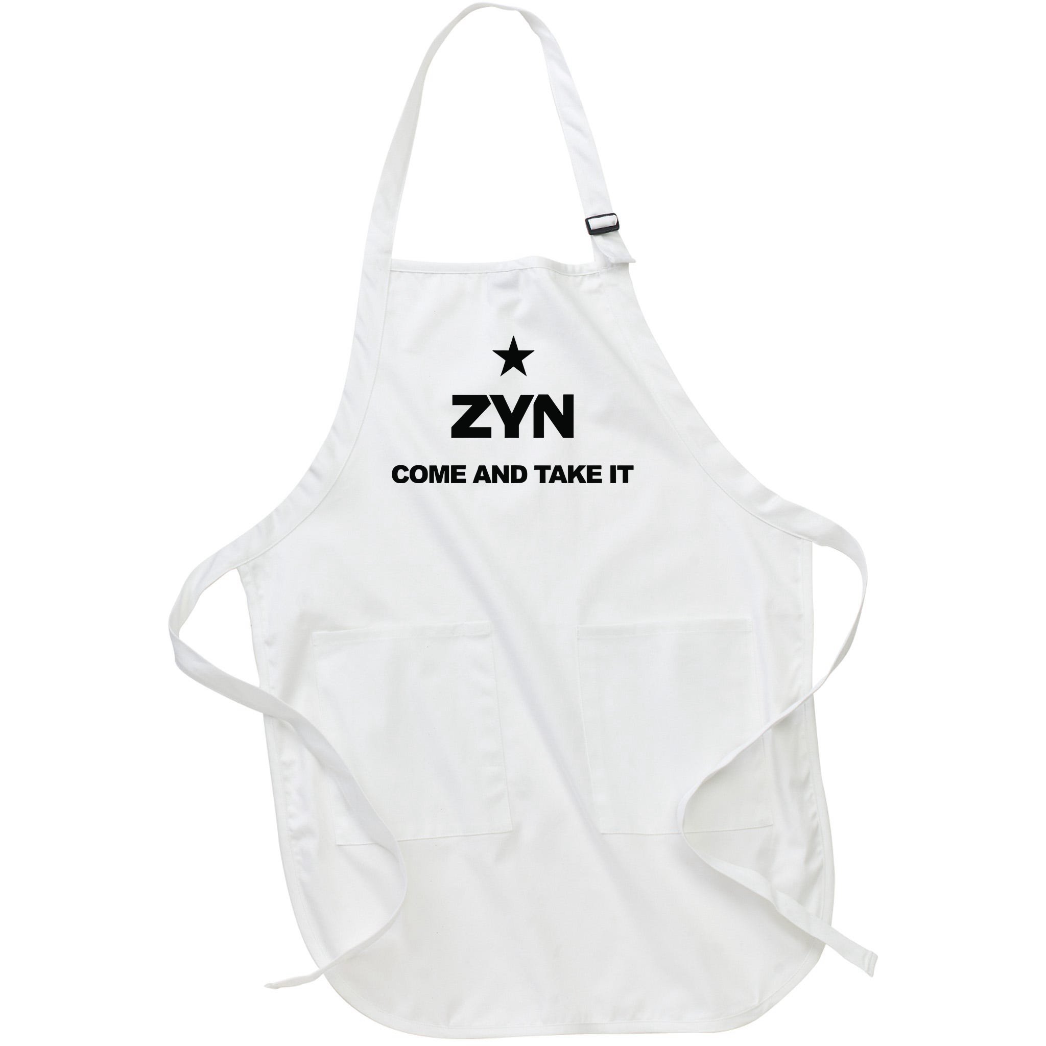 Federal Zyn Crackdown 2024 Zynsurrection Come And Take It Full-Length Apron  With Pockets