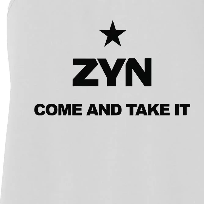 Federal Zyn Crackdown 2024 Zynsurrection Come And Take It Women's Racerback Tank