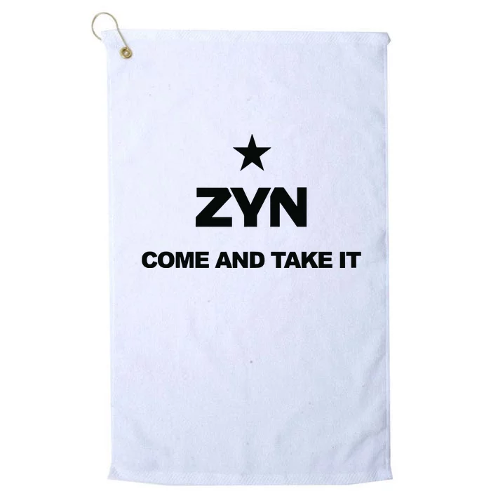 Federal Zyn Crackdown 2024 Zynsurrection Come And Take It Platinum Collection Golf Towel