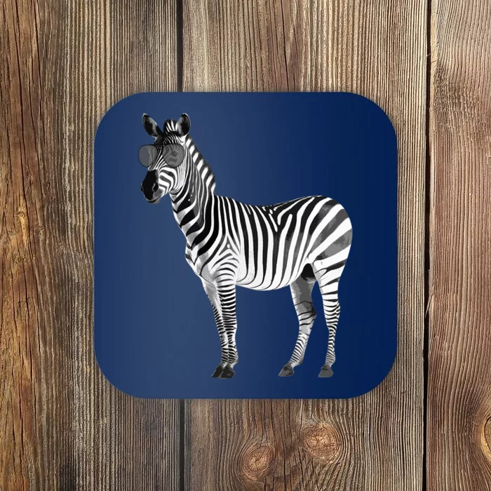 Funny Zebra Design For Animal Zebra Lover Coaster