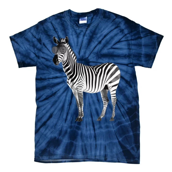 Funny Zebra Design For Animal Zebra Lover Tie-Dye T-Shirt