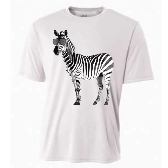 Funny Zebra Design For Animal Zebra Lover Cooling Performance Crew T-Shirt