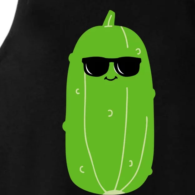 Funny Zucchini Dad King Vegetable Fathers' Day Gardener Gift Ladies Tri-Blend Wicking Tank