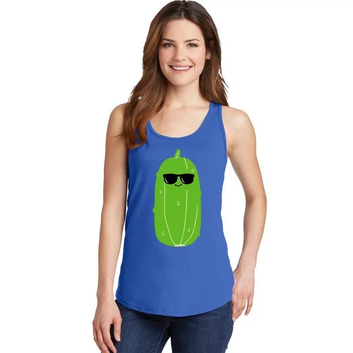 Funny Zucchini Dad King Vegetable Fathers' Day Gardener Gift Ladies Essential Tank