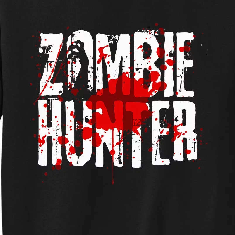 Funny Zombie Hunter Design For Halloween Hunting Sweatshirt