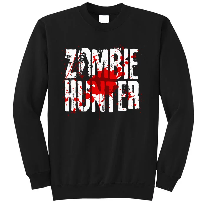 Funny Zombie Hunter Design For Halloween Hunting Sweatshirt