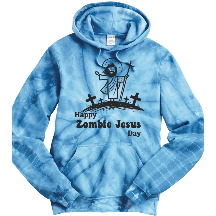 Funny Zombie Jesus Tie Dye Hoodie