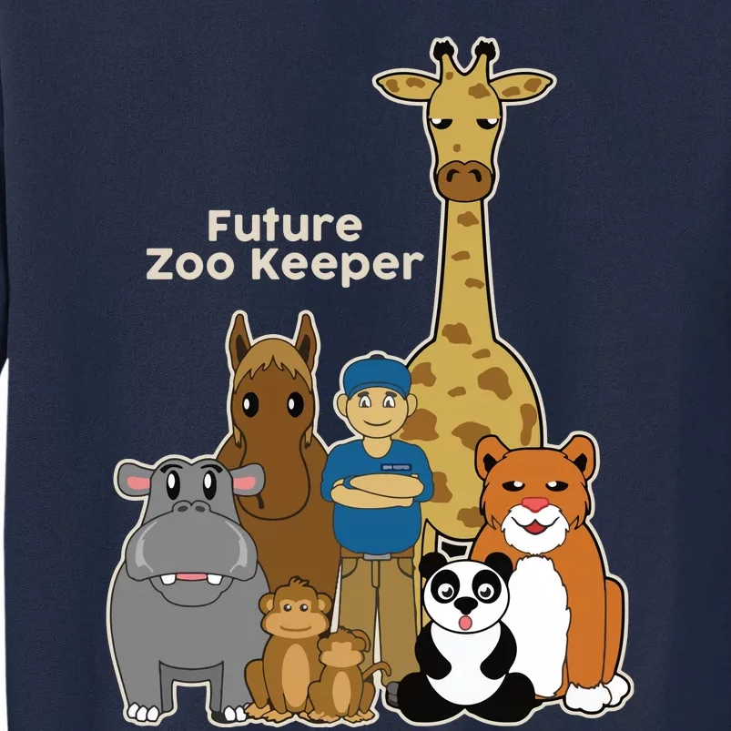 FUTURE ZOO KEEPER African Safari Boy Girl Tall Sweatshirt