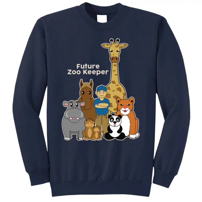 FUTURE ZOO KEEPER African Safari Boy Girl Tall Sweatshirt