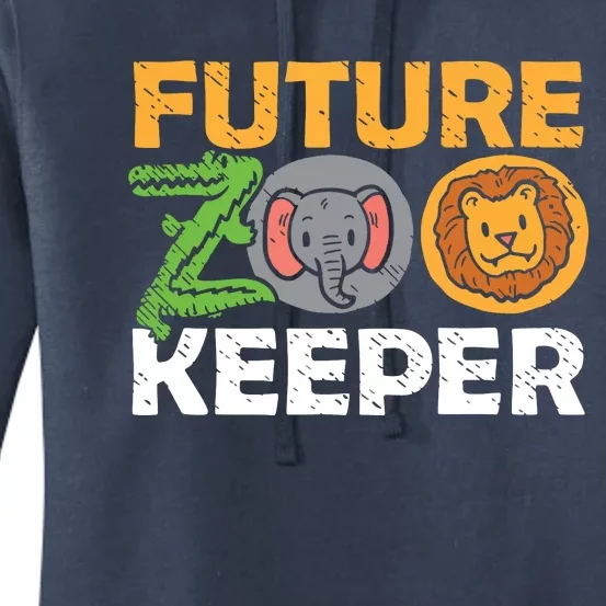 Future Zoo Keeper Safari Trip Visit Adventure Wildlife Kids Women's Pullover Hoodie