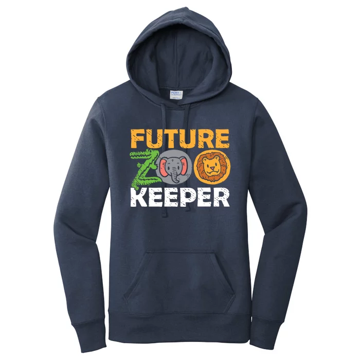 Future Zoo Keeper Safari Trip Visit Adventure Wildlife Kids Women's Pullover Hoodie