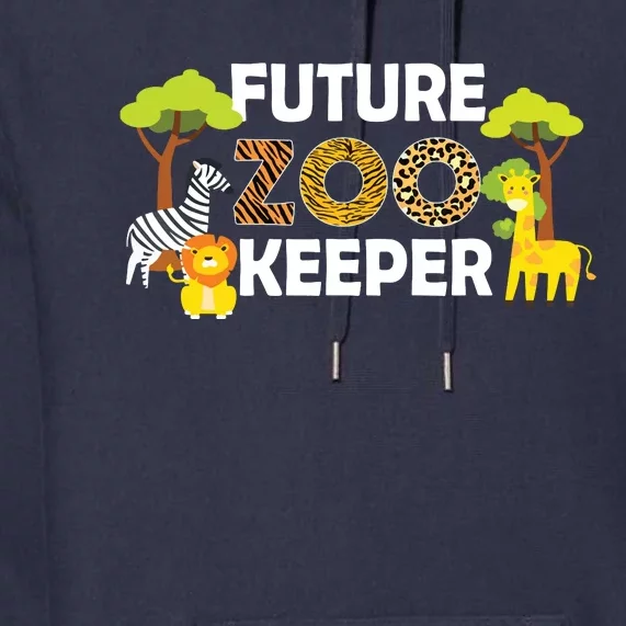 Future Zoo Keeper Safari Trip Zoo Keeper Adventure Wildlife Premium Hoodie