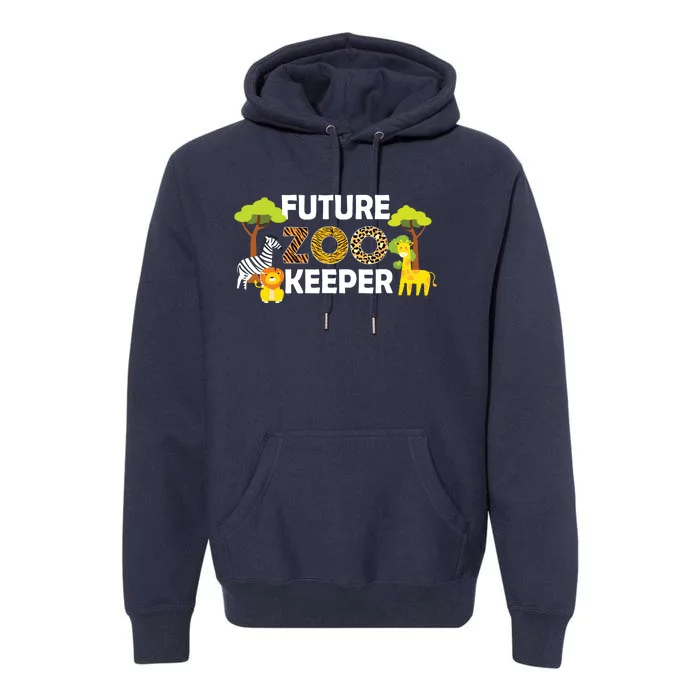 Future Zoo Keeper Safari Trip Zoo Keeper Adventure Wildlife Premium Hoodie