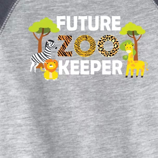 Future Zoo Keeper Safari Trip Zoo Keeper Adventure Wildlife Toddler Fine Jersey T-Shirt