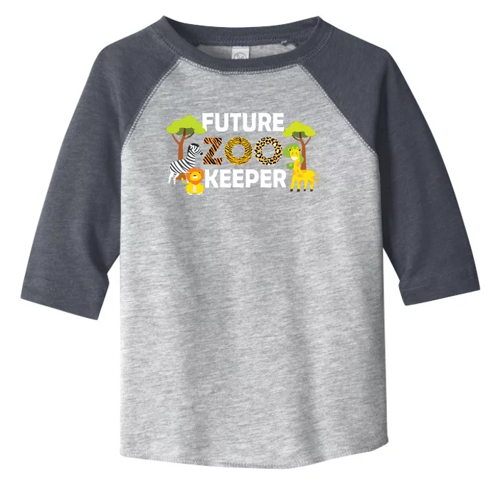 Future Zoo Keeper Safari Trip Zoo Keeper Adventure Wildlife Toddler Fine Jersey T-Shirt