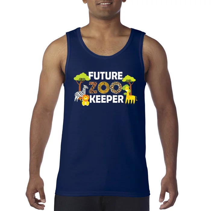 Future Zoo Keeper Safari Trip Zoo Keeper Adventure Wildlife Tank Top