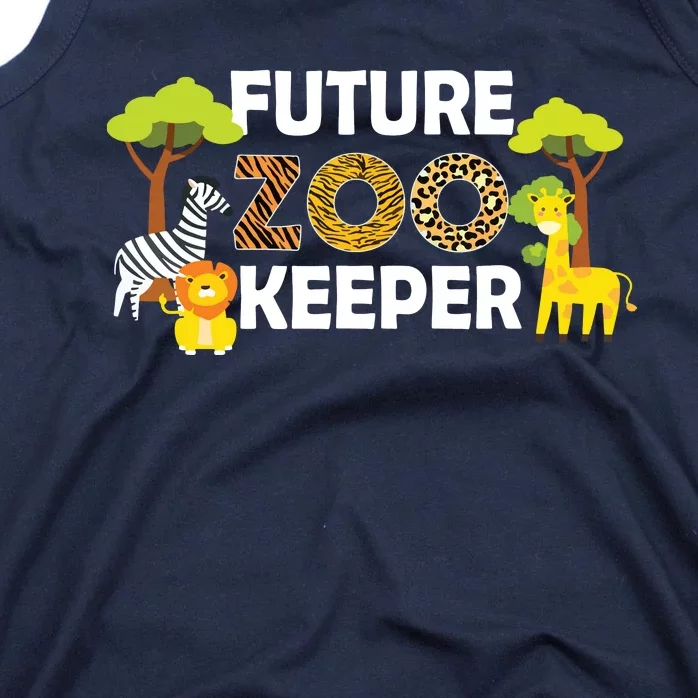 Future Zoo Keeper Safari Trip Zoo Keeper Adventure Wildlife Tank Top