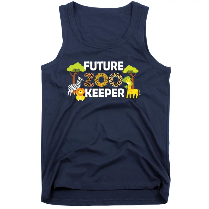 Future Zoo Keeper Safari Trip Zoo Keeper Adventure Wildlife Tank Top