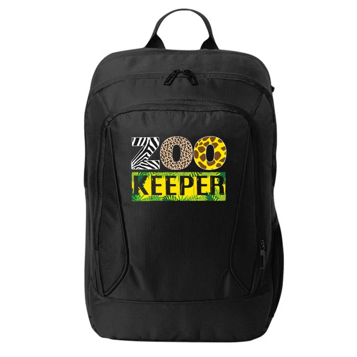 Funny Zoo Keeper Apparel Gifts City Backpack