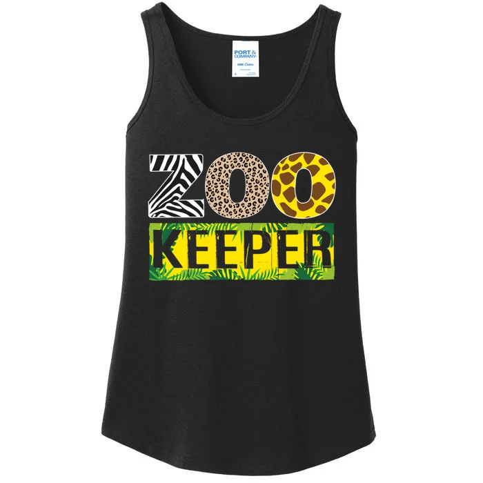 Funny Zoo Keeper Apparel Gifts Ladies Essential Tank