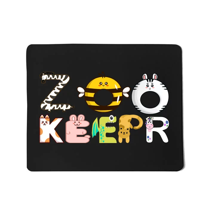 Funny Zoo Keeper Gift Mousepad