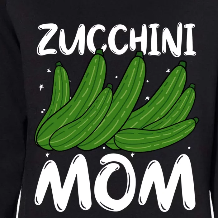 Funny Zucchini Mom Vegetable Mothers' Day Gardener Lover Gift Womens California Wash Sweatshirt