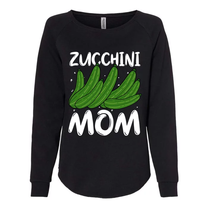 Funny Zucchini Mom Vegetable Mothers' Day Gardener Lover Gift Womens California Wash Sweatshirt