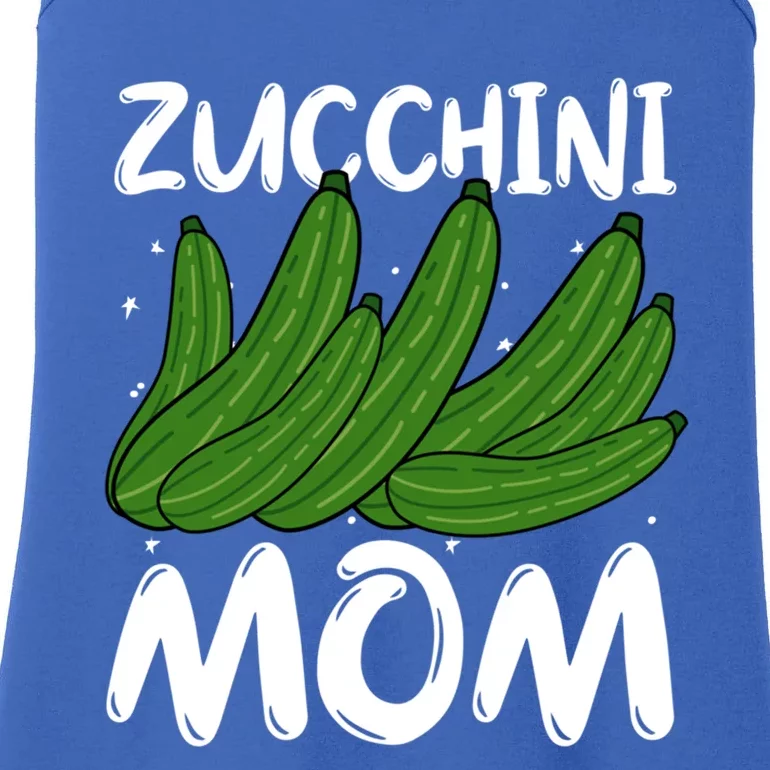 Funny Zucchini Mom Vegetable Mothers' Day Gardener Lover Gift Ladies Essential Tank