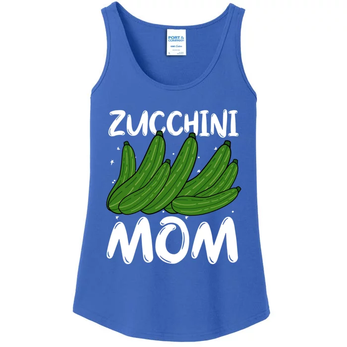 Funny Zucchini Mom Vegetable Mothers' Day Gardener Lover Gift Ladies Essential Tank