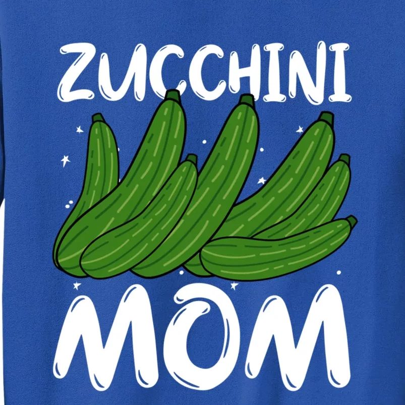 Funny Zucchini Mom Vegetable Mothers' Day Gardener Lover Gift Tall Sweatshirt